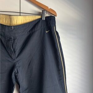 Nike Black Pants with Cream Waistband